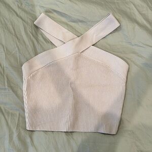 Aritzia (Babaton) criss-cross cropped top